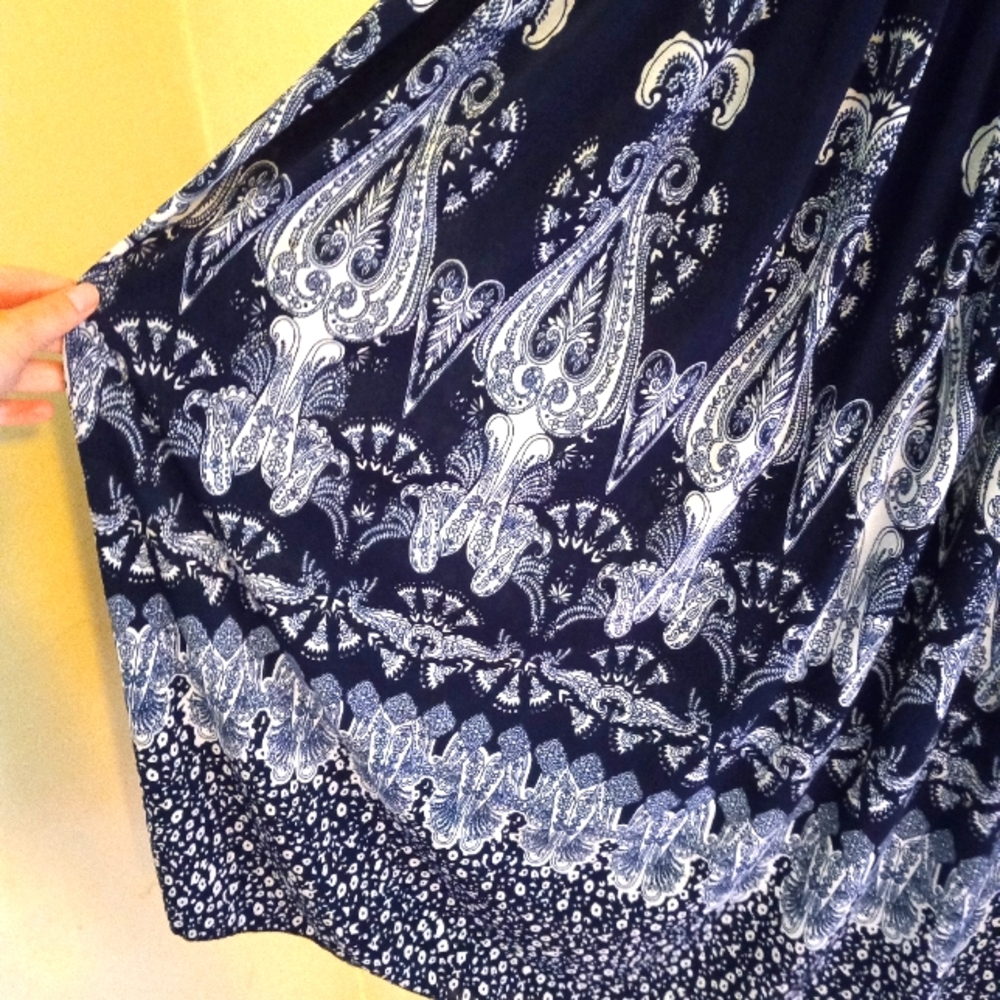 🌱3/$10🌱 Dark blue stretchy beach dress. Great for a summer maternity dress